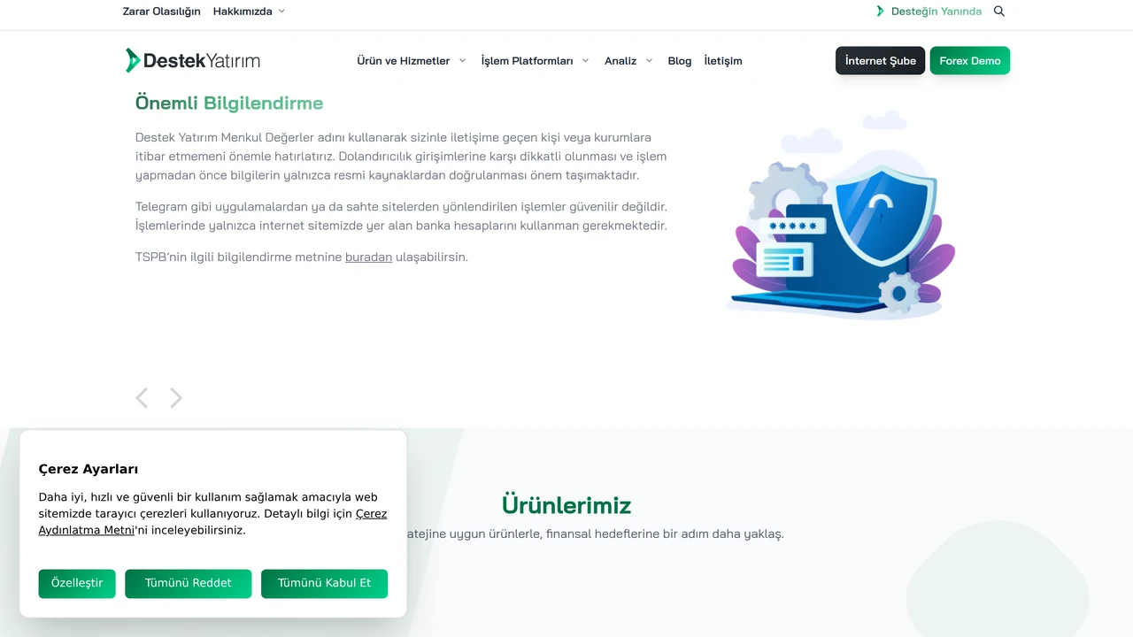 Destek Menkul Değerler incelemesi